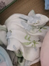 舒贝怡2件装婴儿衣服夏季薄款新生儿连体衣短袖哈衣儿童爬服粉色90CM 实拍图