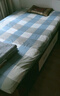南极人（Nanjiren）水洗棉床笠1.5x2米床套罩全包床单单件床笠180x200床罩床垫保护套 深蓝大格【亲肤舒适 适合裸睡】 【单床笠】 150cm*200cm 实拍图