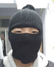 春景夜雪帽子冬季男士款巴拉克拉法帽针织毛线帽防风防寒头套面罩保暖冷帽 黑色【男女通用】 黑色一帽两用 实拍图