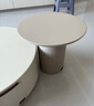 全友家居 现代简约风茶几客厅家用置物边几阳台休闲圆形小桌子 实拍图