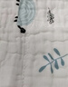 十月结晶婴儿浴巾纯棉纱布浴巾柔软吸水披风宝宝大毛巾 蜗牛动物110*110 实拍图