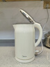 美的（Midea）【国家补贴】2L大容量电热水壶 1800W家用快速沸腾电水壶烧水壶 不锈钢无缝内胆双层防烫热水壶 2L 【304不锈钢】 实拍图