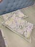 罗莱家纺铃兰花开可水洗冰皮凉感席两件套床笠款绿120*200*30 实拍图