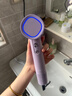 康佳（KONKA）吹风机高速电吹风宿舍家用低音负离子大功率不伤发护发无刷电机无叶吹风机便携式母亲节礼物送妈妈 【低音速干】星黛紫+5亿负离子+三色灯环 实拍图