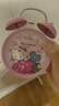 正港（ZGO）xHelloKitty儿童闹钟高中学生女孩床头夜光小闹钟懒人起床专用090粉色 实拍图