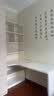 LINSY KIDS奶油风书房书桌儿童学习桌椅中小学生电脑桌书柜一体写字桌KS1V 【书桌】左转角书桌 实拍图
