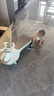 babyhood儿童扭扭车1-3-6岁防侧翻宝宝溜溜车礼物玩具车 亲子共乘款塔佩绿 实拍图