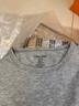 Calvin Klein内衣【摩登引力带】女士ck无钢圈轻运动可外穿短款短袖T恤式文胸 P7A-椰青灰 S 推荐70A-75A 实拍图