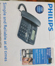 飞利浦（PHILIPS）电话机座机 固定电话 办公家用 家庭有线电话 来电显示 双接口 免电池 CORD118黑色 实拍图