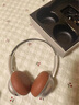 联想（Lenovo）复古潮流降噪头戴式无线蓝牙耳机 音乐游戏高音质金属千禧网红明星显小时尚头戴穿搭耳机  TH66棕 实拍图