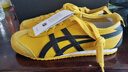 Onitsuka Tiger鬼塚虎男女款经典复古黄色运动休闲鞋MEXICO 66™ 黄色 38 实拍图
