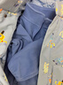 巴拉巴拉童装儿童棉服套装男童连帽外套秋冬装两件套防水 蓝色调00388 120 实拍图