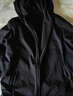 优衣库女装防风拉链连帽外套/内里摇粒绒户外防水472150 09 黑色 XL /165/92A 实拍图
