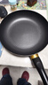 美的（Midea） 煎锅 平底锅 麦饭石色 平底锅 不粘锅牛排锅 煎饼锅家用煎蛋锅 【明火电磁炉用】香槟金 | 24cm 实拍图