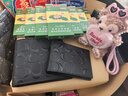 蔻驰（COACH）【品牌直供】男士短款折叠钱包卡包黑色皮革CR957BLK 实拍图
