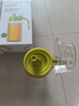 茶花（CHAHUA）厨房玻璃油壶调味罐油罐醋瓶酱油瓶带防尘盖防漏油瓶 绿色  530ML 实拍图