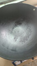 典匠 铁锅炒锅无涂层铸铁锅具 加大双耳圆底炒锅燃气灶炒菜锅少油烟 加大加深炒锅（36-808） 36cm 实拍图