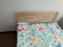 意米之恋橡胶木床实木床 主卧双人床 卧室家具 品质大板 208cm*135cm*80cm 实拍图