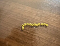 御邪黄金999足金转运珠齿轮手串手绳搭配diy礼物男女款中秋礼物 齿轮珠十颗:约0.3g 实拍图