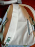沫子（mozi）书包中学生初中生2026新款大学生简约百搭多层小众设计感少女背包 白配绿+毛球挂件 实拍图