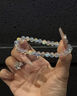 侗秘收藏级天然马岛彩虹光蓝月光石手串奶油体手链女生日礼物送女友 6mm彩虹光月亮石收藏级 实拍图