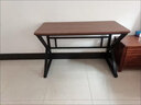 瑶颖电脑桌电竞桌办公桌书桌台式家用钢木桌学习桌写字桌卧室长条桌子 80*60CM【18MM实木芯】古典胡桃 实拍图
