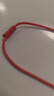 南有栗蜡绳项链绳挂绳吊坠绳子翡翠玉佩红绳线吊坠挂绳平安扣挂绳挂脖绳 红色可调节蜡皮挂绳-2.0mm 实拍图
