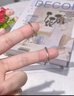 中国黄金莫比乌斯环情侣戒指求婚银对戒生日礼物送女友老婆纪念日周年纪念 交织莫比乌斯情侣戒指【京速达】 实拍图