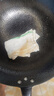 阎铁匠章丘炒锅铁锅炒菜锅无涂层老式熟铁锅 锤印轻量款木把34cm已开锅 实拍图