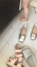 红蜻蜓复古玛丽珍鞋春夏浅口平跟女鞋法式方头软底女单鞋WTB34373银色40 实拍图