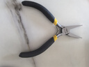 得力（deli）沾塑柄迷你扁嘴钳高碳钢夹持钳子5英寸 实拍图