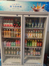 新飞（frestec）展示柜冷藏酒水饮料冰柜双开门商用冷柜水果蛋糕冷藏保鲜柜超市直冷玻璃门大容量便利店立式啤酒柜 双门蓝白680L【经济直冷】 实拍图