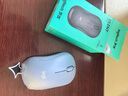 罗技（Logitech）M221 轻音鼠标 无线鼠标 办公鼠标 对称鼠标 带无线微型接收器 雾霭蓝 实拍图