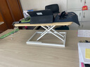 欧泰仕站立办公电脑增高架升降坐站交替可折叠学习桌支架移动笔记本支架 73*47-单层-气动无极悬停-枫木色 实拍图