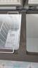 澳柯玛（AUCMA）国补20%-双温冰柜冷柜冷藏全铜管家用大冷冻商用顶开门小冰柜速冻保鲜柜卧式电冰箱一级能效家电 铂金灰 212L ，BCD-212CFT丨双门双温 实拍图