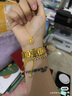 萃华金店足金999转动花朵套链黄金项链送礼物七夕告白送女友老婆节日礼物 约6g（克重少退多补） 实拍图
