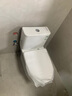 九牧（JOMOO）马桶 家用虹吸式马桶大冲力节水坐便器 防臭瞬冲 易洁抗菌马桶 升级双旋金榜爆款11370-305坑 实拍图