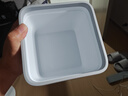 佳帮手车载桌面垃圾桶2.4L无盖家用客厅梳妆台垃圾收纳桶网红轻奢白色 实拍图