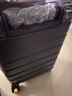 旅刻铝框行李箱大容量箱拉杆箱可坐旅行箱高颜值出差学生加厚密码皮箱 尊贵黑【加厚PC箱-结实抗摔】 20英寸 【航空登机箱免托运】 实拍图