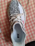 音奈音贾基椰子鞋男350满天星休闲鞋夏季莆田鞋运动网面软底跑步鞋 白斑马【真爆蓝盒装】 42 实拍图