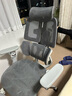 赛谷人体工学椅 电脑椅子 家用办公椅久坐舒服撑腰电竞椅可躺老板座椅 风行者Air 灰色 钢制脚 实拍图