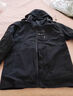罗蒙秋冬季外套男士加绒加厚款夹克三合一中老年冲锋衣男装棉衣服 黑色 【脱卸绒内胆三合一】 L 实拍图