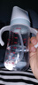 爱得利（evorie）婴儿奶瓶 宽口径双手柄带重力球Tritan奶瓶240ml 蓝(6个月+) 实拍图