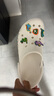 crocs卡骆驰洞洞鞋贝雅男鞋女鞋轻便耐磨一脚蹬拖鞋休闲鞋|10126 白-100 45 (290mm) 实拍图