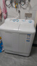 海尔（Haier）双桶洗衣机半自动 家用大件洗 12公斤大容量 一级能效省水电 以旧换新 双缸 原厂品质XPB120-81D2 实拍图