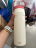 STANLEYAEROLIGHT 2.0不锈钢折叠吸管保温瓶710毫升-粉金奶油 实拍图