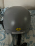 新日新日3C国标认证摩托电动车头盔男女四季通用骑行电瓶车半盔安全帽 火山灰【防晒短镜+可拆护耳】 3C新国标A类 实拍图