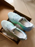 特步【2000公里三代】跑鞋男两千公里三代大魔王跑鞋耐磨透气跑步鞋女 云水蓝/毛月蓝/荧光浅青绿 41.5 实拍图