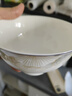 厚秀堂景德镇碗家用吃饭10个装 骨瓷碗陶瓷碗套装 防烫米饭碗面碗可微波 银杏 5英寸 10个 实拍图