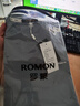 罗蒙（ROMON）冰丝感短袖T恤男士2025夏运动速干衣弹力透气打底衫男01BS灰色XL 实拍图